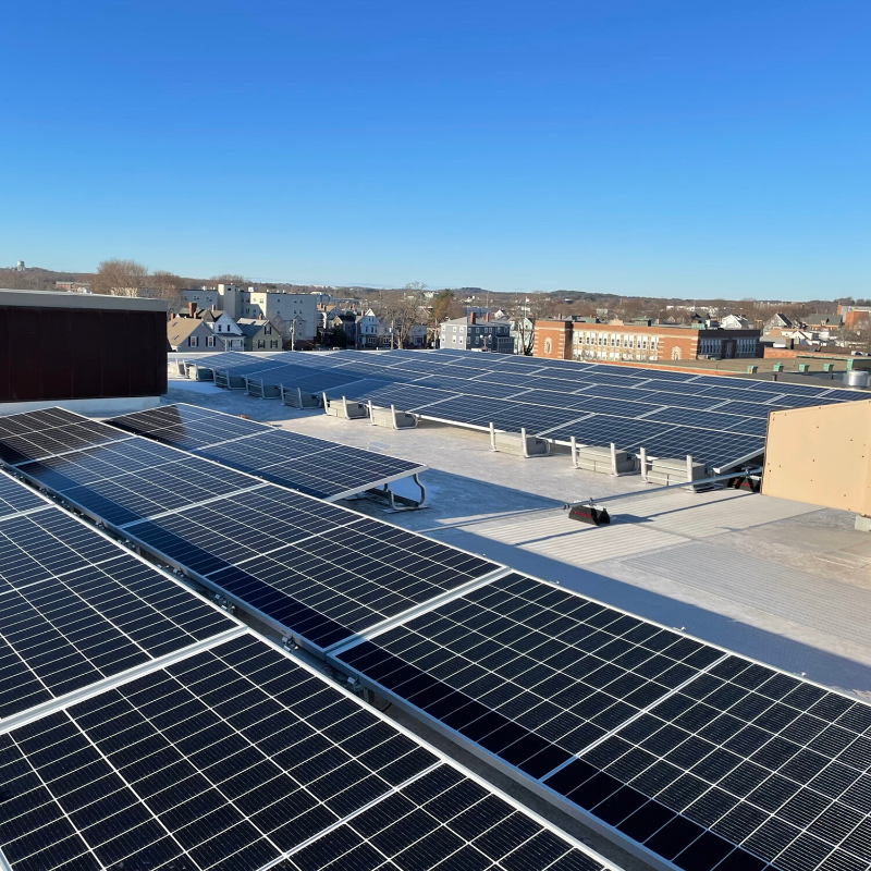 Top Solar system installed in North Andover, MA