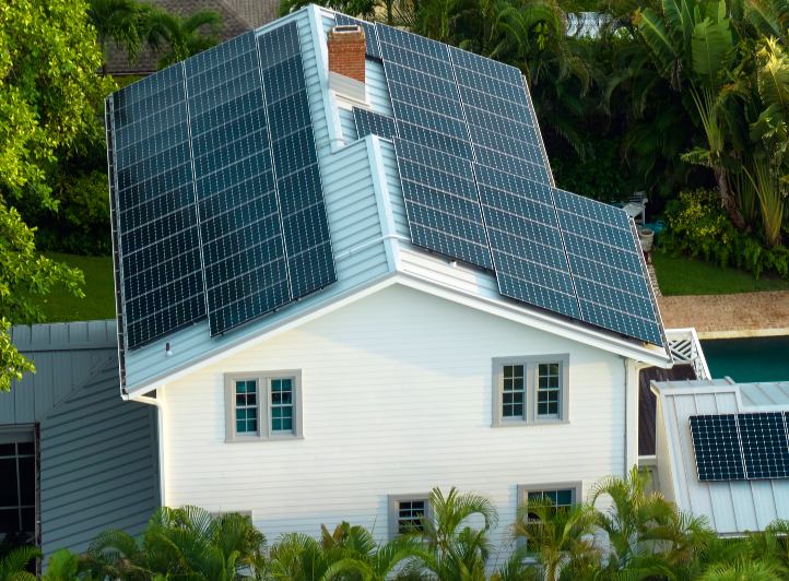 Roof Covered with Solar Panels in New England & Beyond